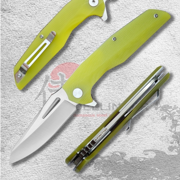 Zavírací nůž Dellinger Coyotte Flipper - zelený 1
